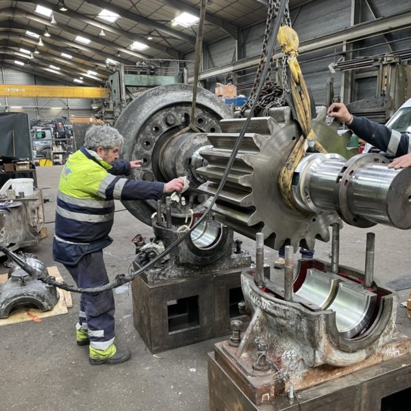 c-sercem industrie-remise en état de matériel-palier de four-Test de portée des coussinets