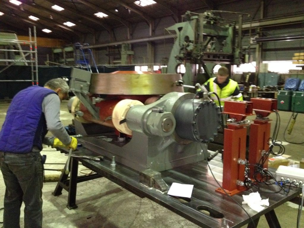Supply of complete hydraulic thrust block system - Sercem